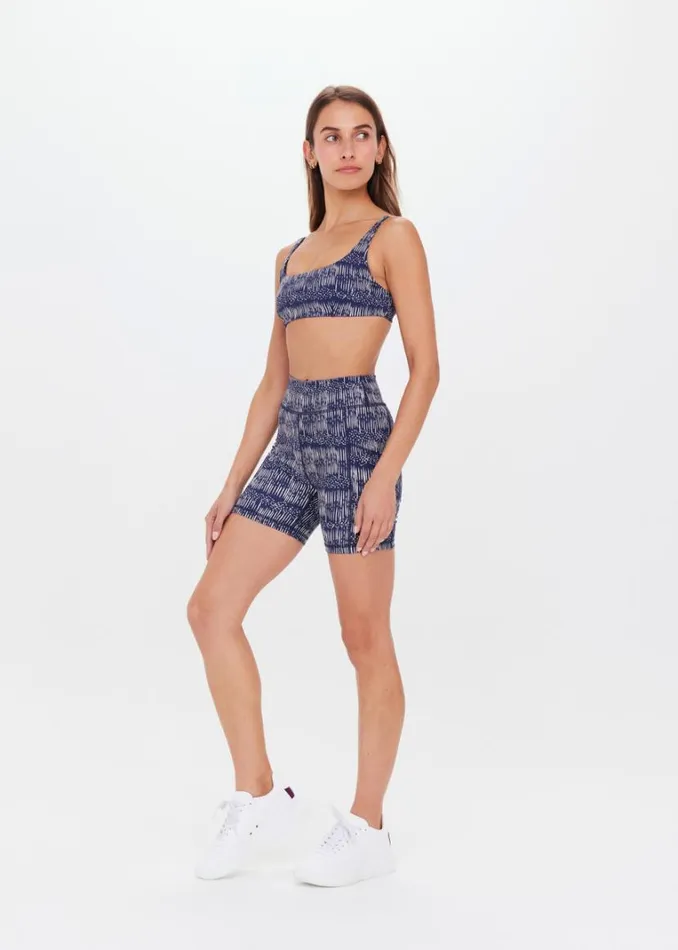 The Upside YUKIMI 5IN POCKET SPIN SHORT Indigo Shop Shorts The Upside YUKIMI 5IN POCKET SPIN SHORT Indigo Shop Shorts