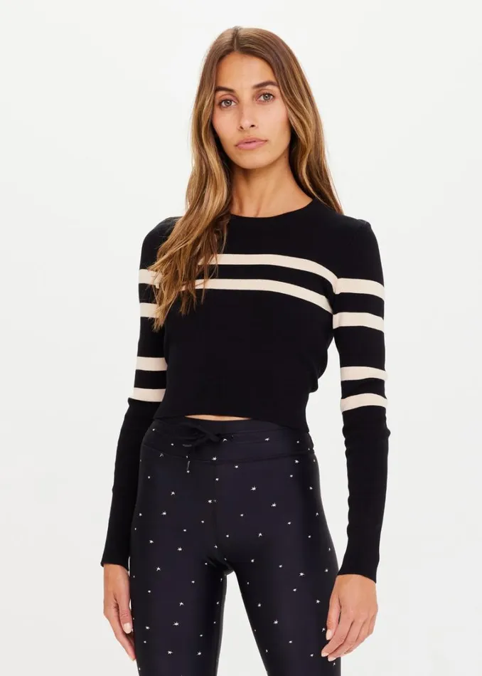 The Upside ZETA ALEXANDRA KNIT TOP Black Shop Knitwear The Upside ZETA ALEXANDRA KNIT TOP Black Shop Knitwear