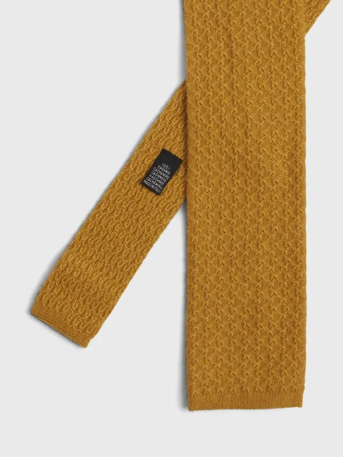 Ties Mens Paul Stuart Cashmere Knit Tie Brown