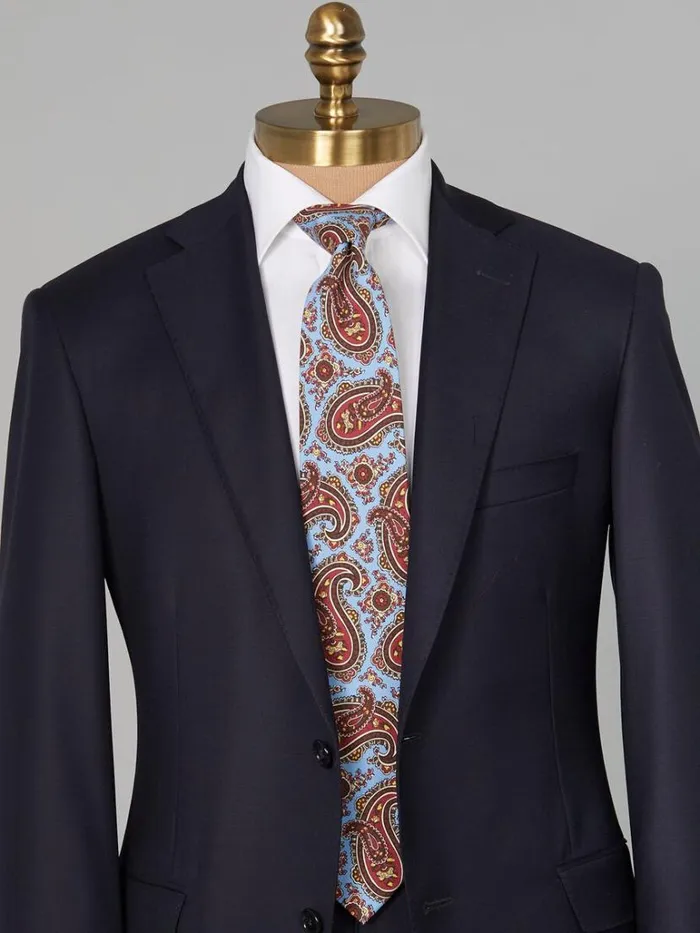 Ties Mens Paul Stuart Printed Silk Summer Tossed Pine Tie Green Ties Mens Paul Stuart Printed Silk Summer Tossed Pine Tie Green
