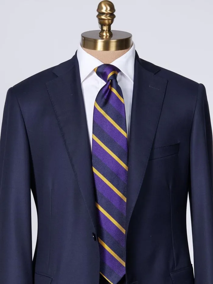 Ties Mens Paul Stuart Regimental Stripe Tie Burgundy