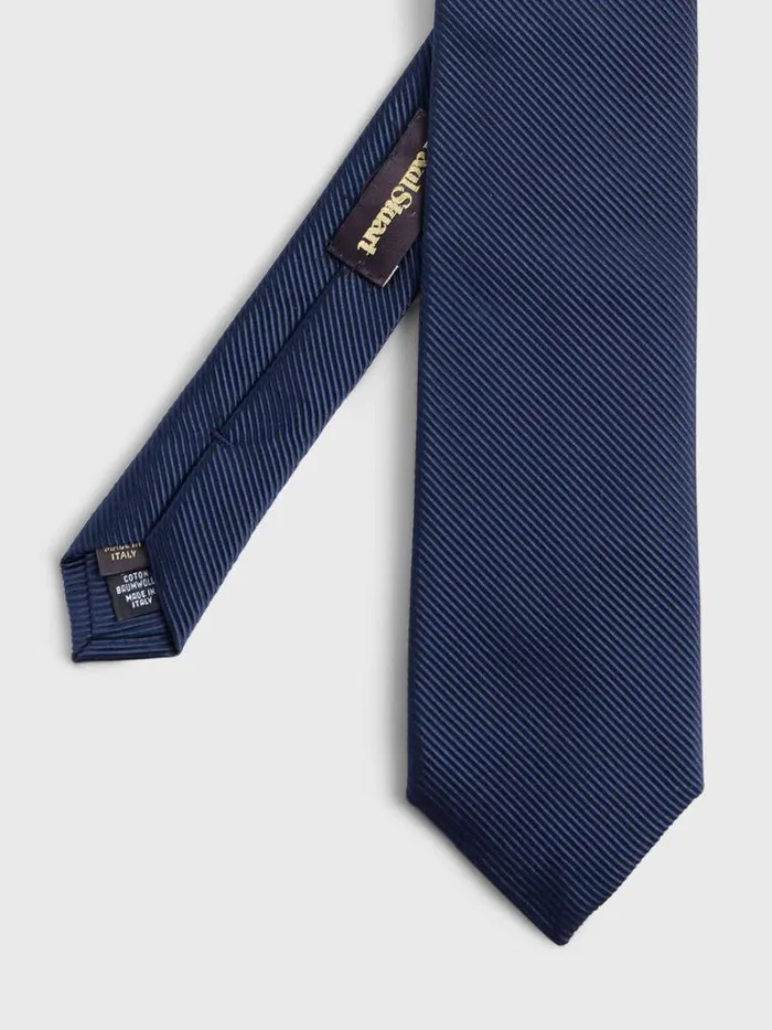 Ties Mens Paul Stuart Solid Mogador Tie Black