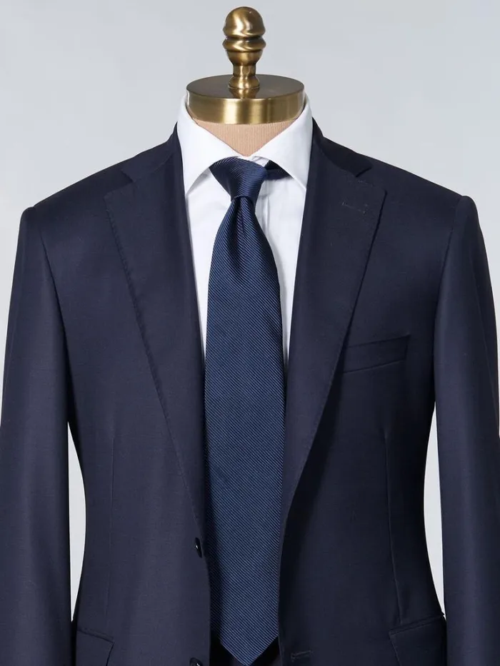 Ties Mens Paul Stuart Solid Mogador Tie Black