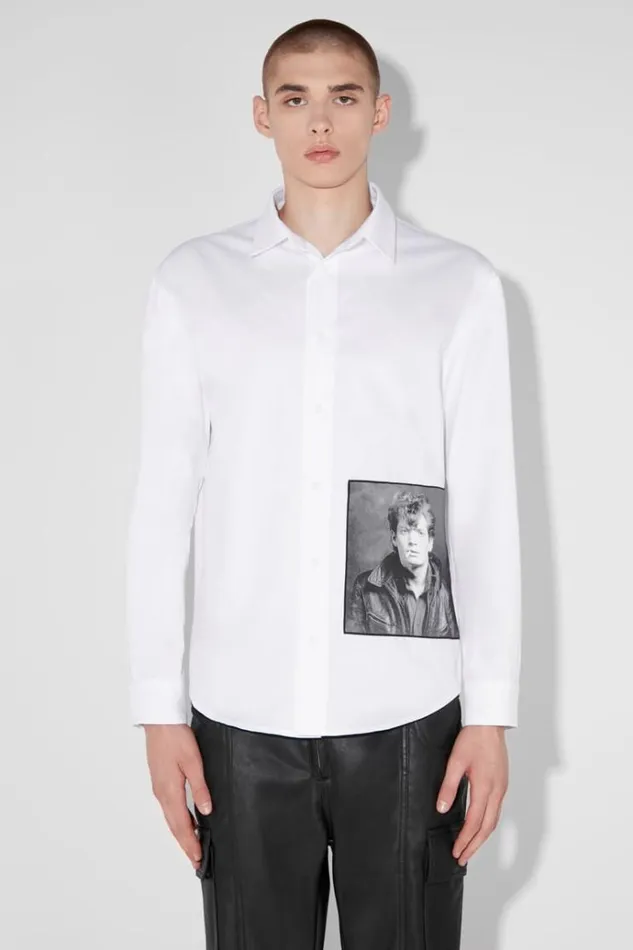 Tops Men MISBHV Self Portrait 1980 Robert Mapplethorpe Shirt White