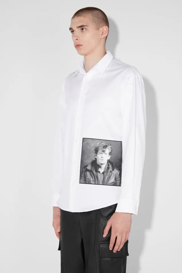 Tops Men MISBHV Self Portrait 1980 Robert Mapplethorpe Shirt White