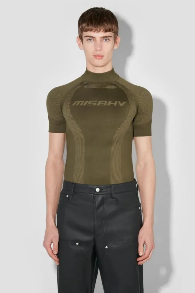 Tops Men MISBHV Sport TShirt Grunge Olive