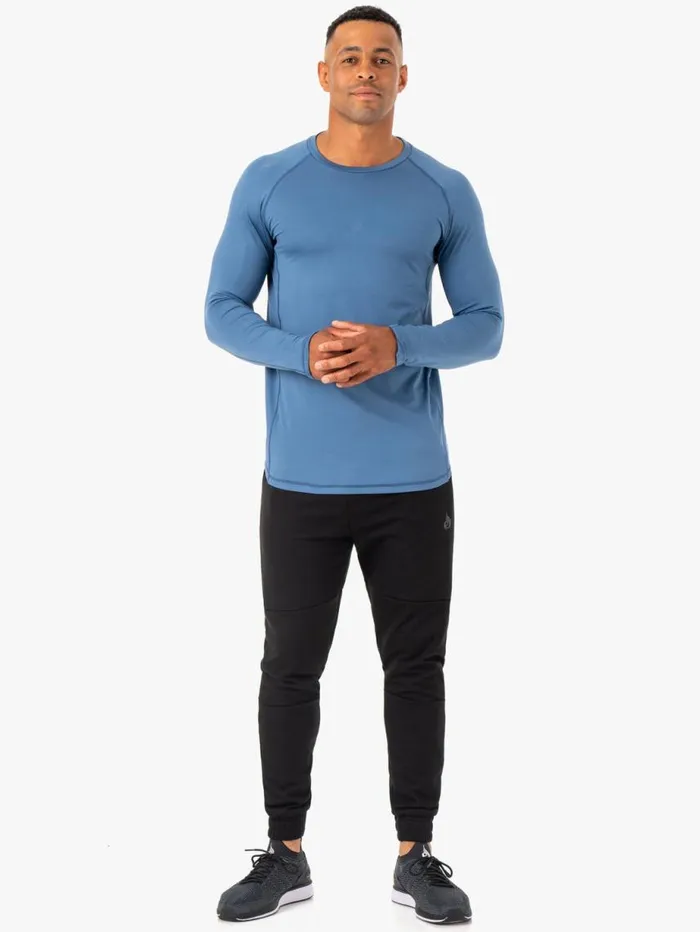 Tops Mens Ryderwear Enhance Long Sleeve Training Top Blue