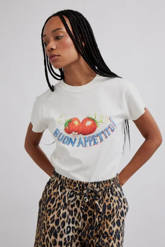 Tops Women Damson Madder Buon Appetito Shrunken Tee