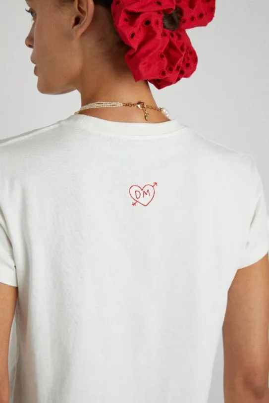 Tops Women Damson Madder Valentine Shrunken Tee