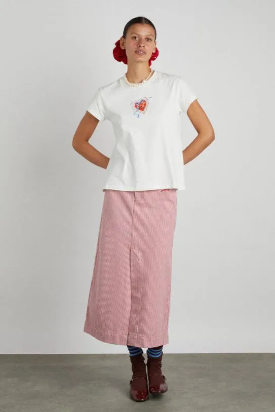 Tops Women Damson Madder Valentine Shrunken Tee