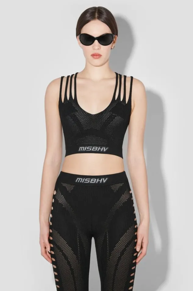 Tops Women MISBHV Future Sport Mesh Top Black