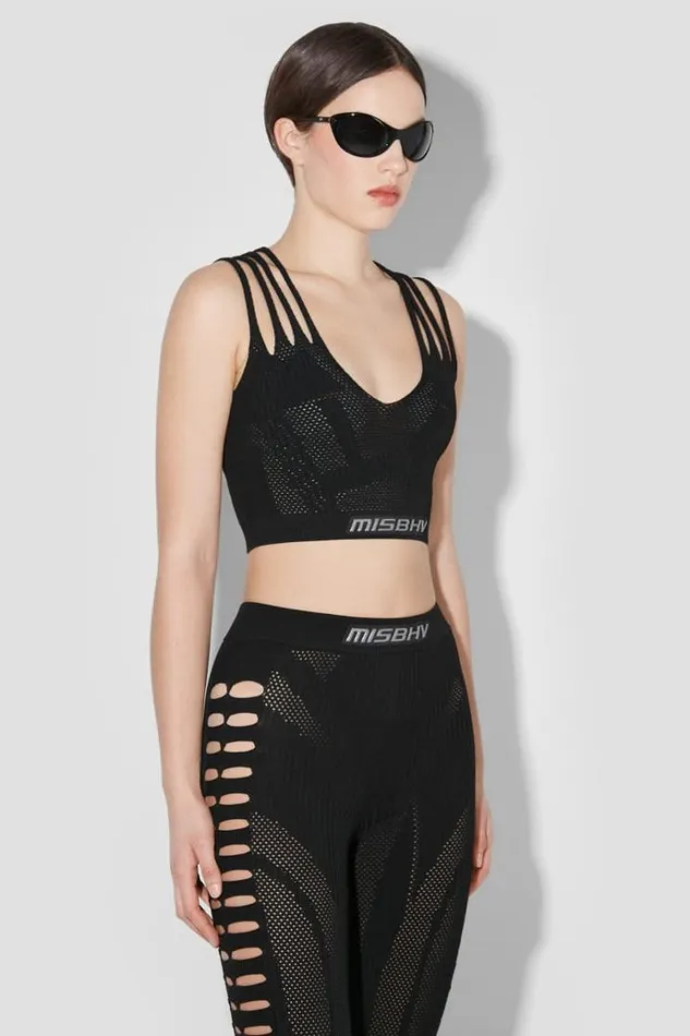 Tops Women MISBHV Future Sport Mesh Top Black