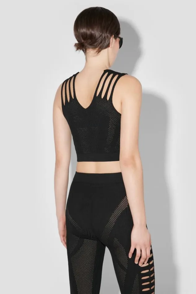 Tops Women MISBHV Future Sport Mesh Top Black