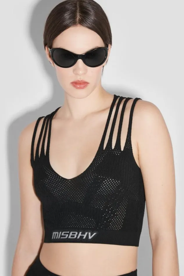 Tops Women MISBHV Future Sport Mesh Top Black