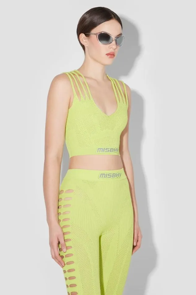 Tops Women MISBHV Future Sport Mesh Top Lime