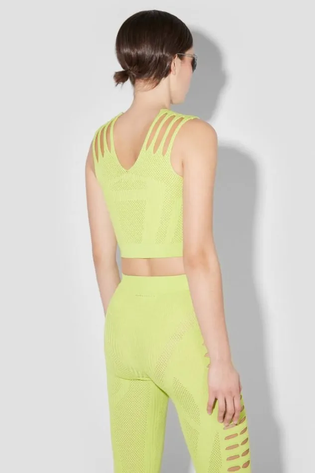Tops Women MISBHV Future Sport Mesh Top Lime