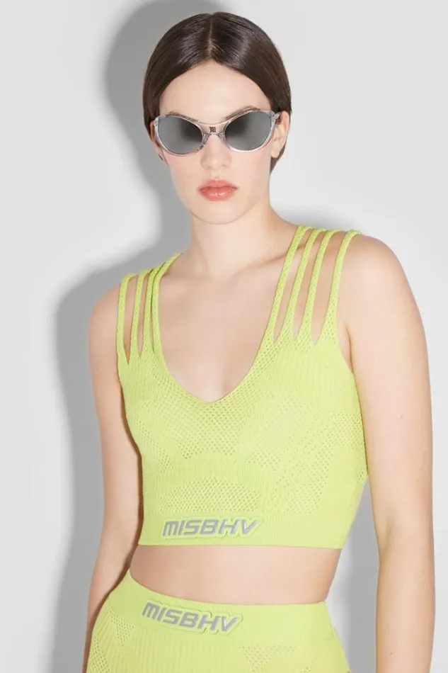 Tops Women MISBHV Future Sport Mesh Top Lime