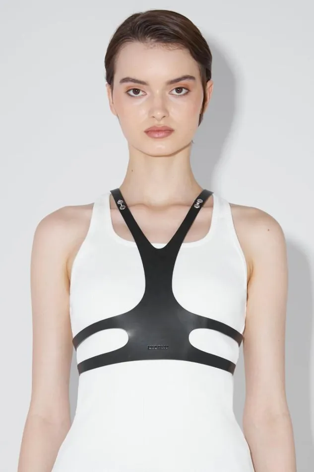 Tops Women MISBHV Leather Harness Black