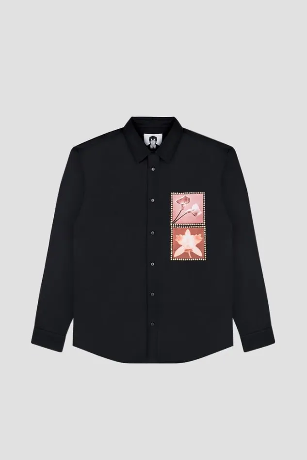 Tops Women MISBHV Lily Orchid Robert Mapplethorpe Shirt Black