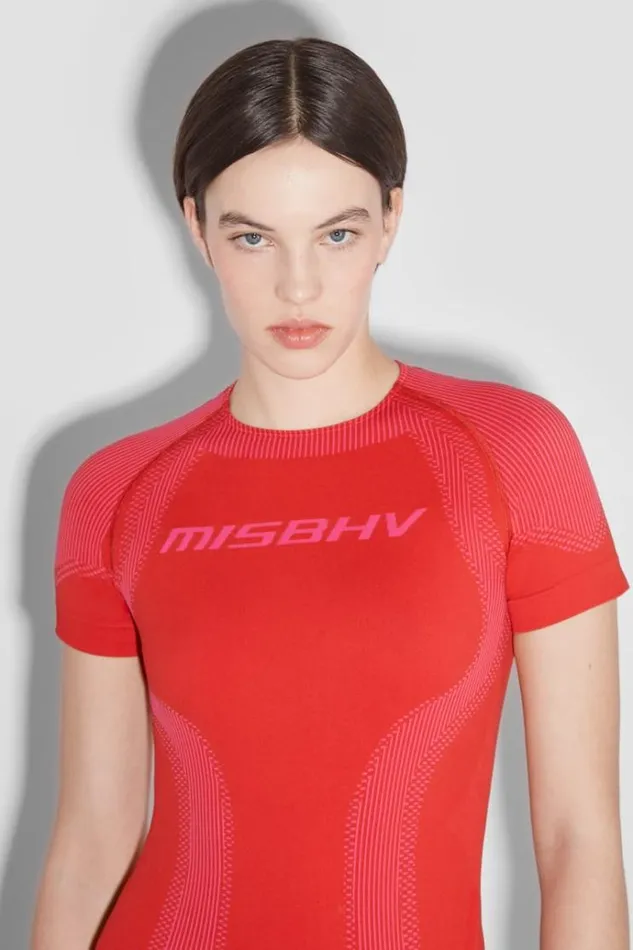 Tops Women MISBHV Sport TShirt Coral Red