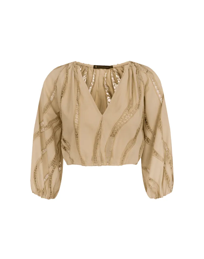 Tops Women ViX Paula Hermanny Babi Blouse 8211 Santal