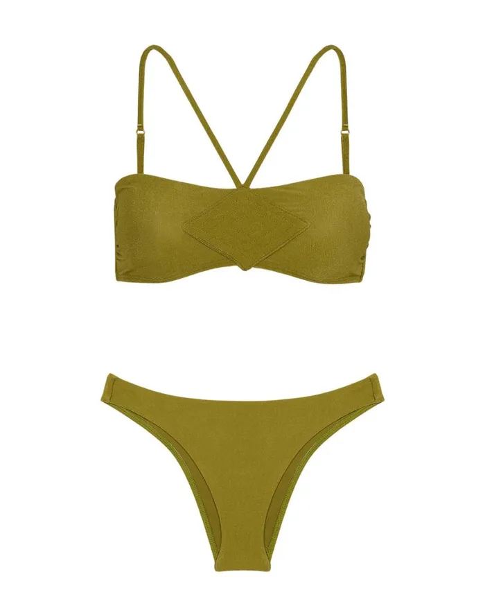 Tops Women ViX Paula Hermanny Barbara Top 8211 Avocado