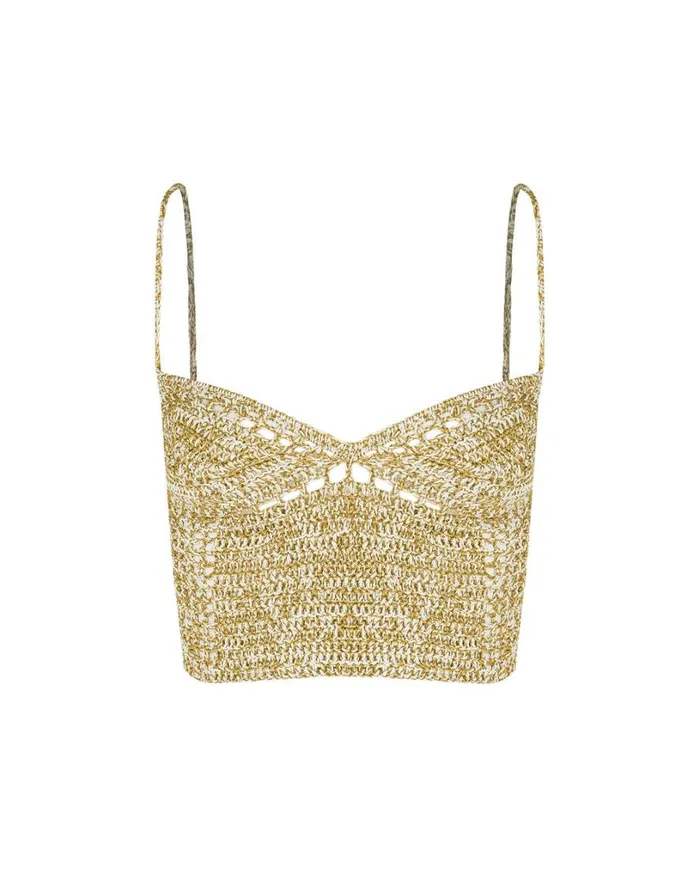 Tops Women ViX Paula Hermanny Celeste Top 8211 Off White