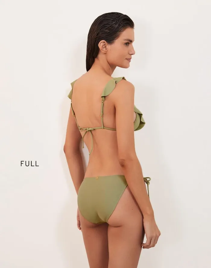 Tops Women ViX Paula Hermanny Chris Parallel Tri Top 8211 Olivine