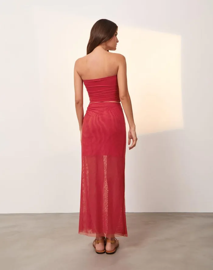 Tops Women ViX Paula Hermanny Fae Top 8211 Red Poppy