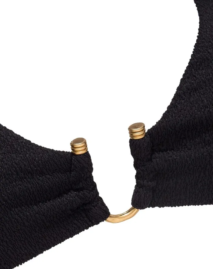 Tops Women ViX Paula Hermanny Firenze Callie Alanna Top 8211 Black