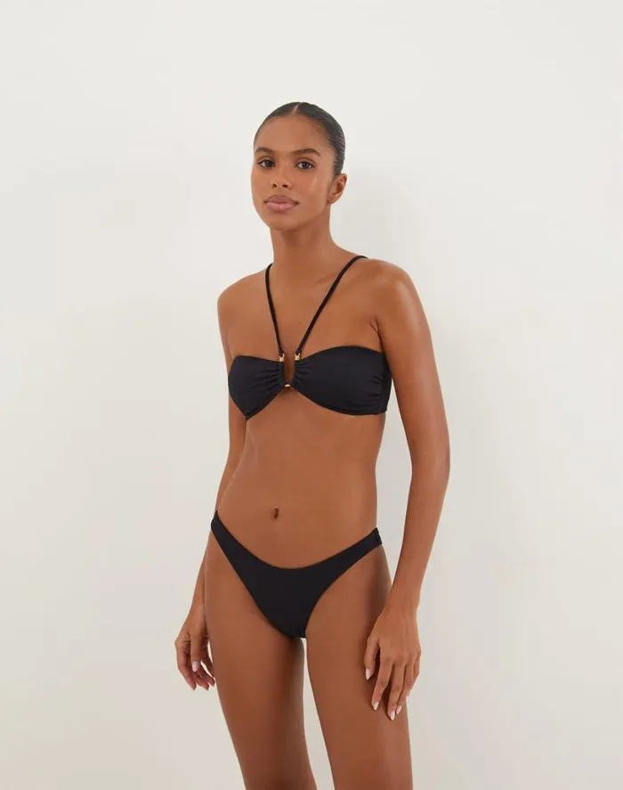 Tops Women ViX Paula Hermanny Firenze Callie Bandeau Top 8211 Black