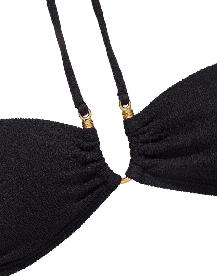 Tops Women ViX Paula Hermanny Firenze Callie Bandeau Top 8211 Black