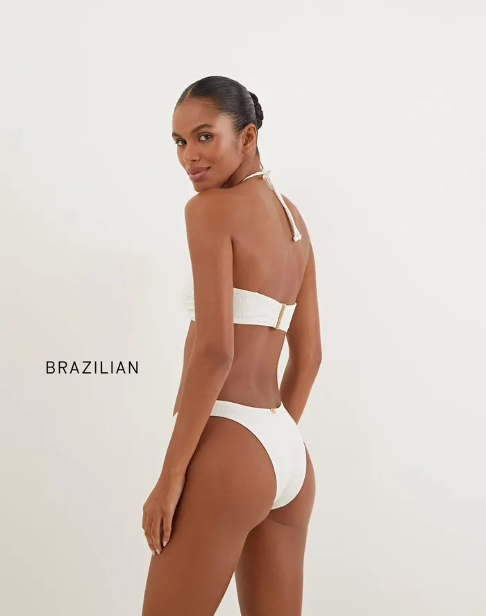 Tops Women ViX Paula Hermanny Firenze Callie Bandeau Top 8211 White
