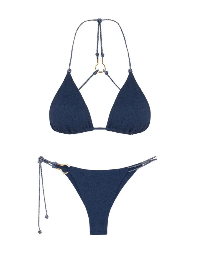 Tops Women ViX Paula Hermanny Firenze Diane T Back Top 8211 Indigo