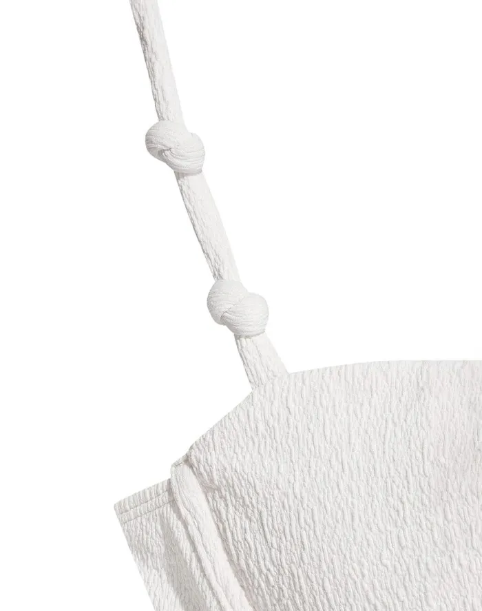 Tops Women ViX Paula Hermanny Firenze Edie Nissi Top 8211 White