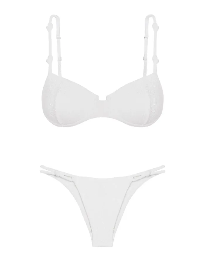 Tops Women ViX Paula Hermanny Firenze Edie Nissi Top 8211 White