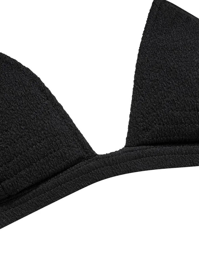 Tops Women ViX Paula Hermanny Firenze Emily Neo Slim Tri Top 8211 Black