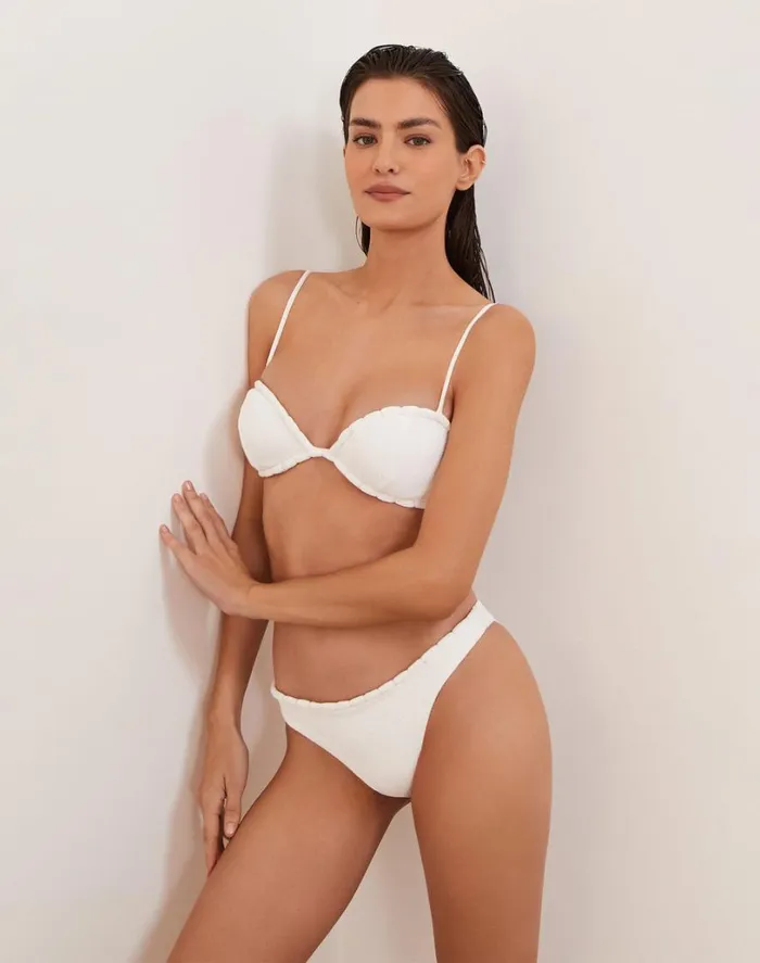 Tops Women ViX Paula Hermanny Firenze Fran Bela Top 8211 White