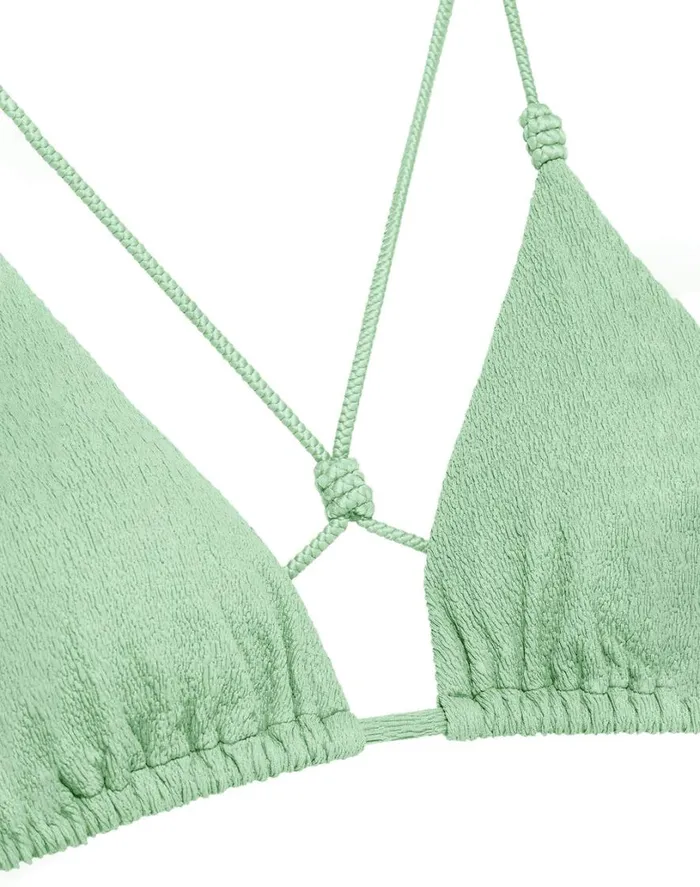 Tops Women ViX Paula Hermanny Firenze Gwen T Back Tri Top 8211 Pastel Mint