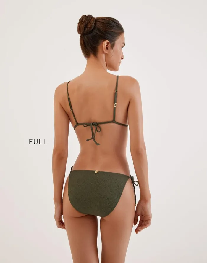 Tops Women ViX Paula Hermanny Firenze Lou Parallel Tri Top 8211 Evergreen