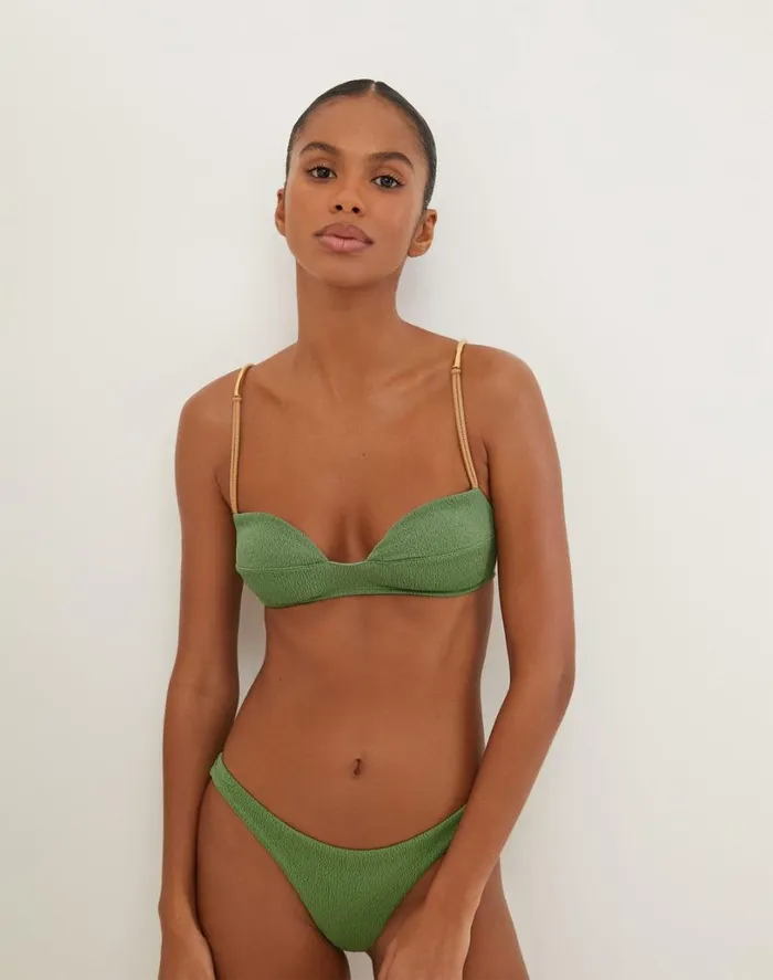Tops Women ViX Paula Hermanny Firenze Mandy Amelia Top 8211 Aloe