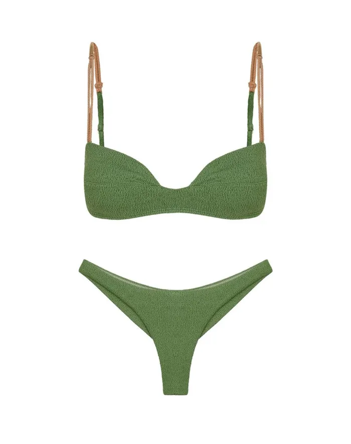 Tops Women ViX Paula Hermanny Firenze Mandy Amelia Top 8211 Aloe