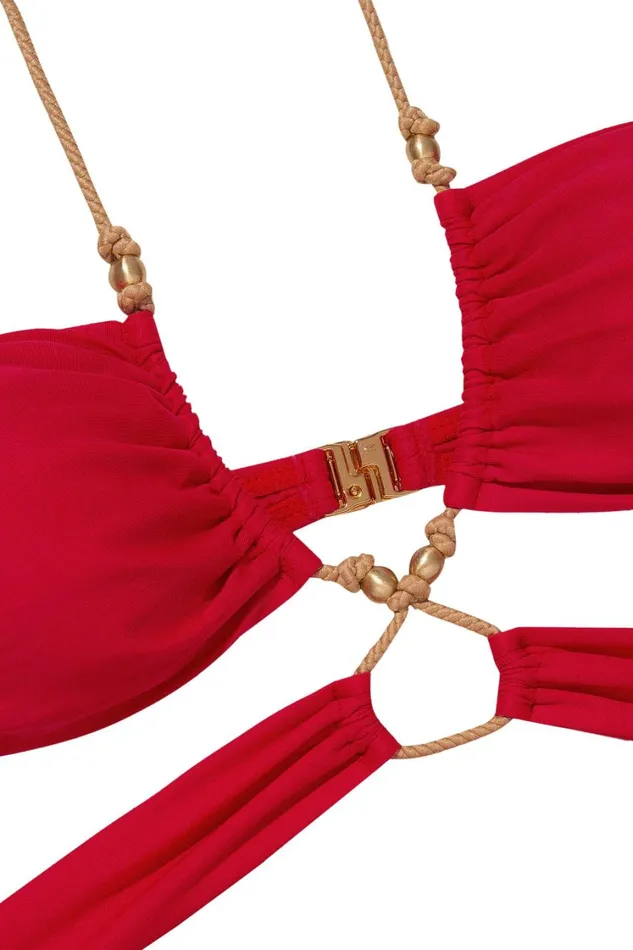 Tops Women ViX Paula Hermanny Gi Top 8211 Red Pepper