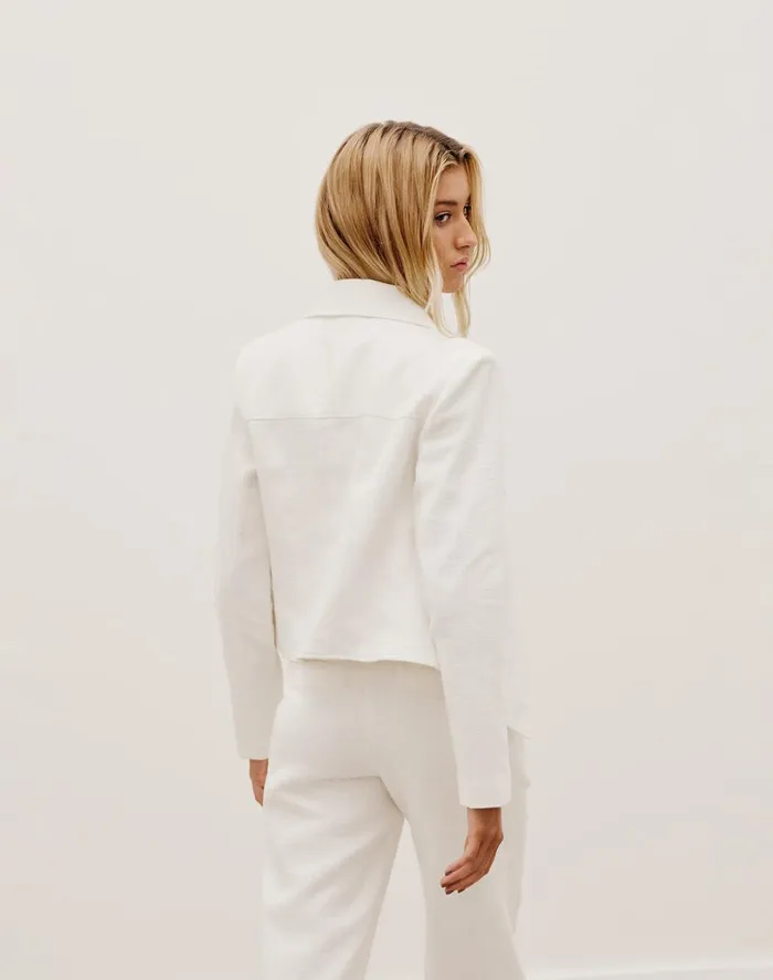 Tops Women ViX Paula Hermanny Joyce Jacket 8211 Off White