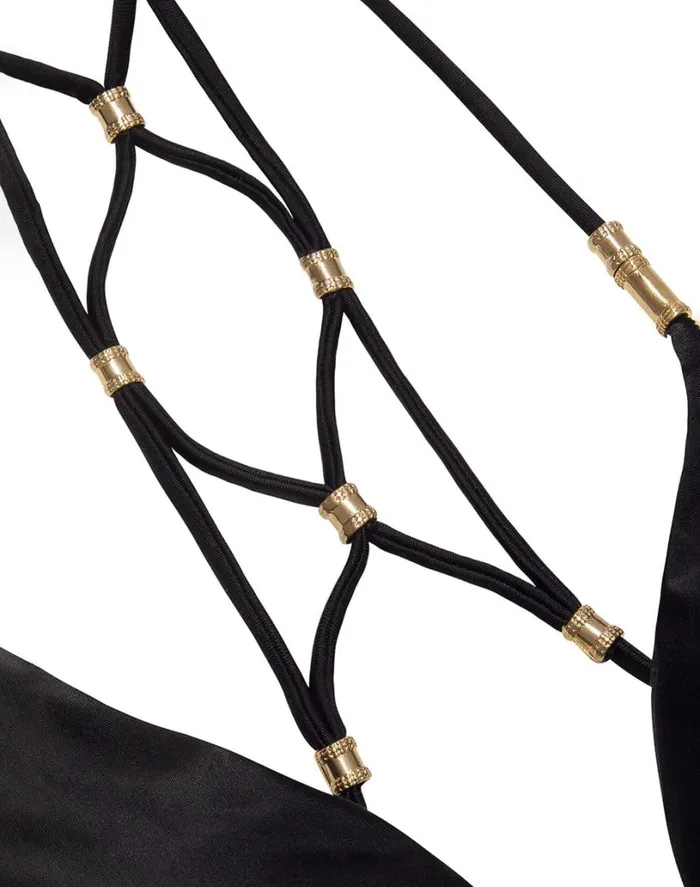Tops Women ViX Paula Hermanny Lucy Triangle Top 8211 Black