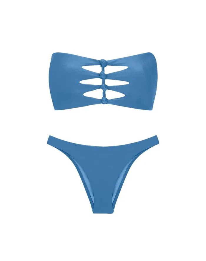 Tops Women ViX Paula Hermanny Megan Bandeau Top 8211 Cave