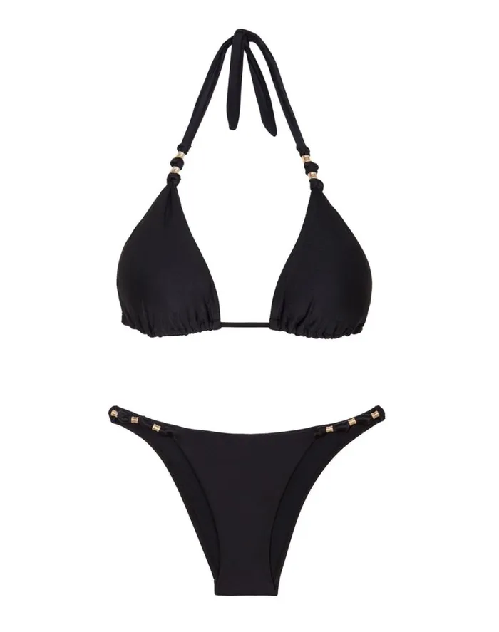 Tops Women ViX Paula Hermanny Paula Top 8211 Black