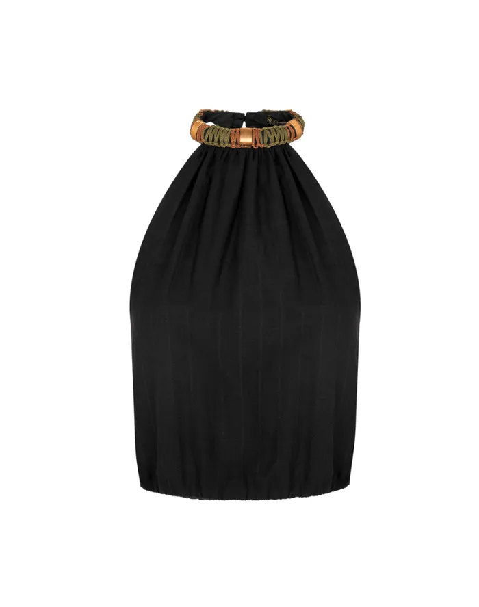 Tops Women ViX Paula Hermanny Sally Blouse 8211 Black