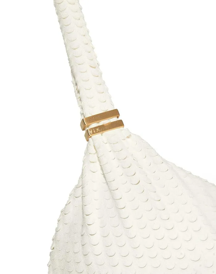Tops Women ViX Paula Hermanny Scales Bia Tube Top 8211 Off White