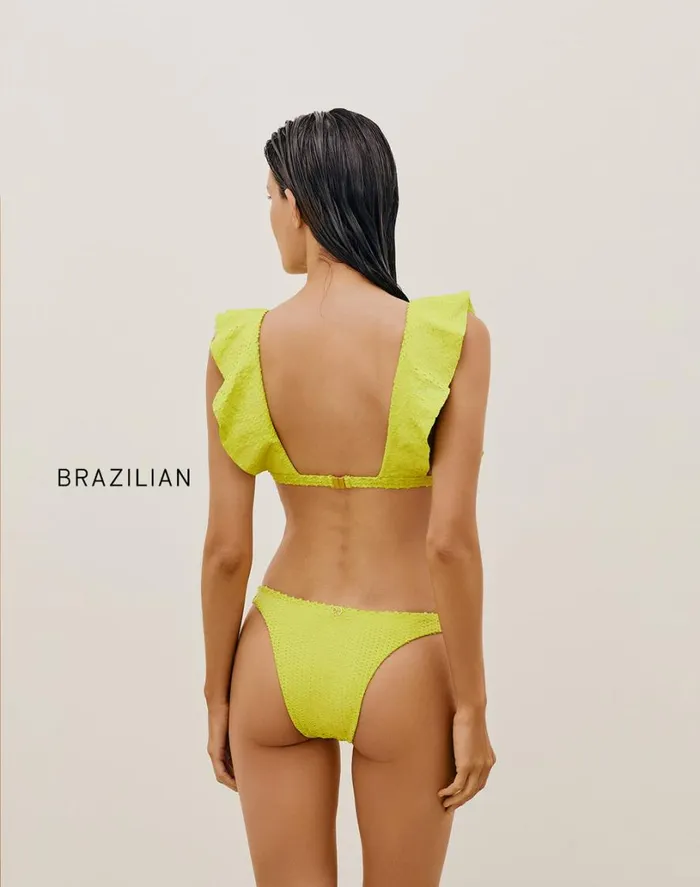 Tops Women ViX Paula Hermanny Scales Liz Top 8211 Wasabi